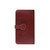 High quality back view of the Silverback Big leather Wallet in reddish brown