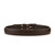 High quality size 34 dark brown  thick leather belt from the back.