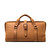 High quality front view of the light brown leather range and tool bag