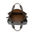 High quality inside of the simple overnight leather duffle bag in dark brown