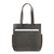 This is the back view of the women's leather tote in black