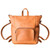 High quality this tan leather backpack is perfect for everyday carry