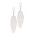 Leather Feather Earrings