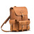 Dave's Deals Front Pocket Leather Backpack - Tobacco