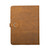 High quality tan full grain Dave's Deals Large Leather Portfolio - Tobacco interior view - Saddleback Leather