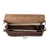 High quality red brown full grain Dave's Deals Slim Leather Briefcase - Chestnut interior view - Saddleback Leather