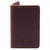 High quality red brown full grain Dave's Deals Slim Leather Business Card Holder - Chestnut front view - Saddleback Leather