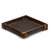 Dave's Deals Hard Leather Catchall Valet Tray - Dark Coffee Brown
