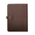 Dave's Deals Large Leather Portfolio - Chestnut