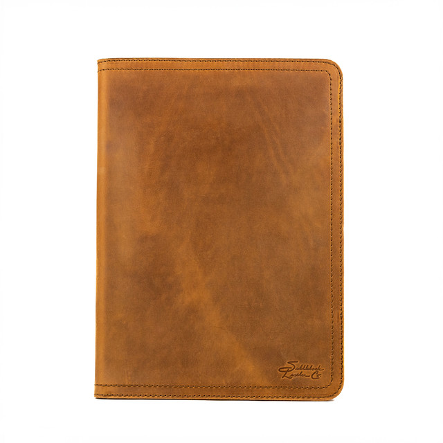 Leather Portfolio Padfolio | Desk Mouse Pad Travel Chess Set | Saddleback