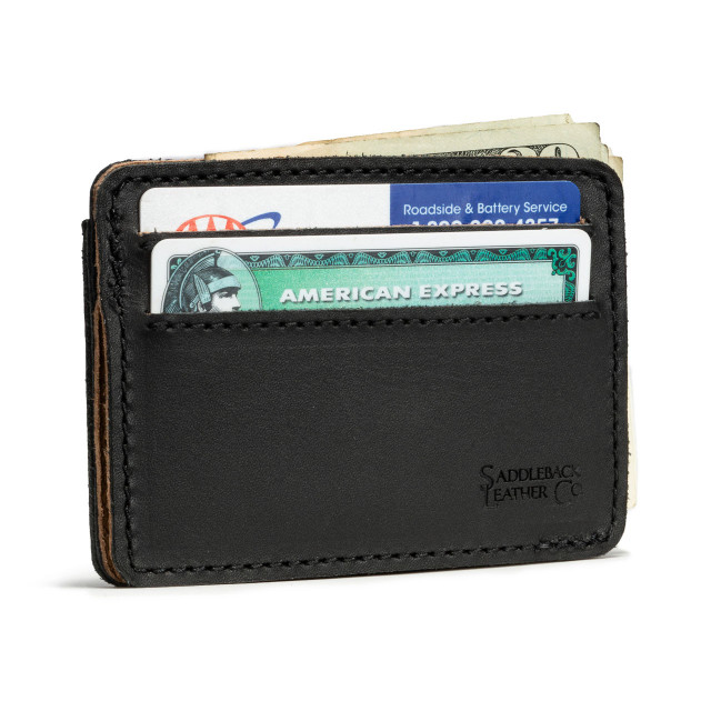 Leather Wallet for Men | Slim Front Pocket ID for Minimalists ...
