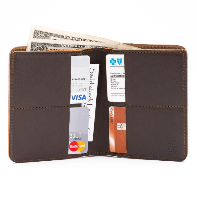 Leather Wallet for Men | Large Bifold Card and Cash with RFID Blocker ...