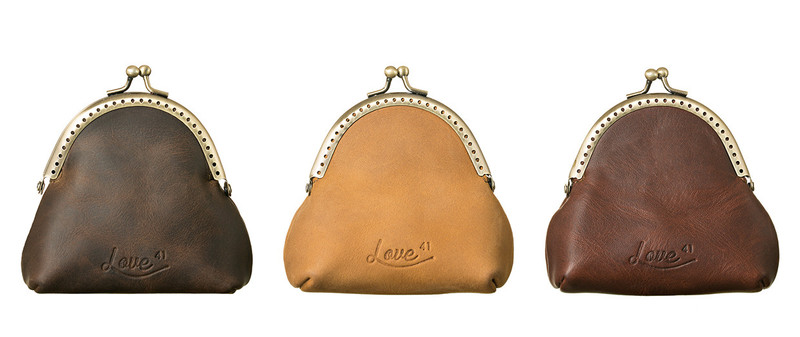 This is the leather coin purse showing all colors