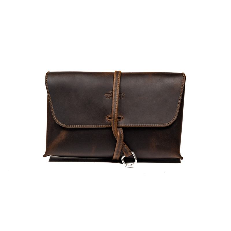 Large Leather Bag Organizer Small First Aid Sewing Charging Cable Kit