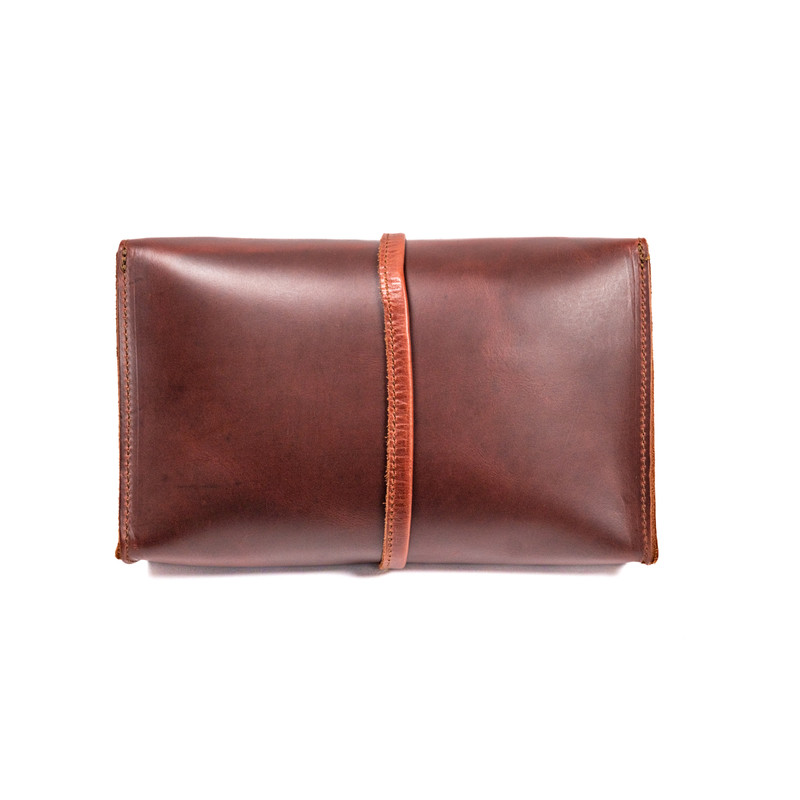 Large Leather Bag Organizer Small First Aid Sewing Charging Cable Kit