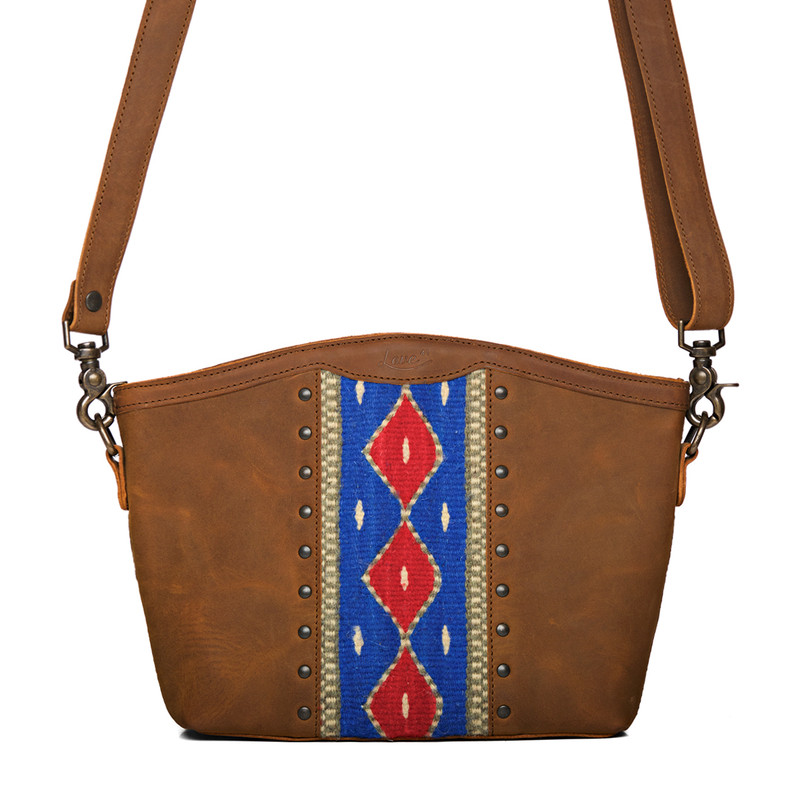 High quality the medium Lanita Crossbody in tan-front