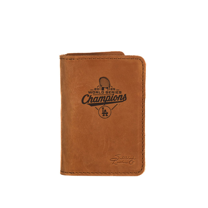 Leather Business Card Holder | Los Angeles Dodgers World Series