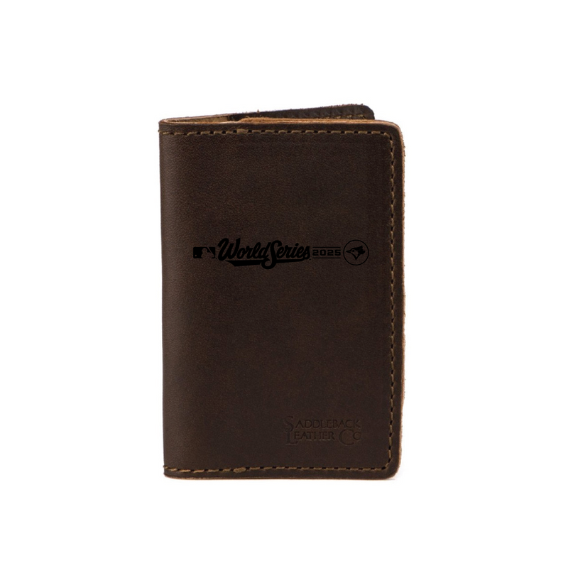 Leather Business Card Holder - Toronto Blue Jays - World Series Leather Business Card Holder - Toronto Blue Jays - World Series