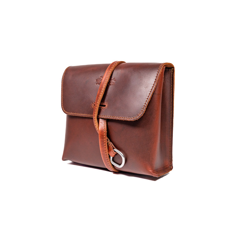 Leather Bag Organizer Small First Aid Sewing Charging Cable Kit Pouch