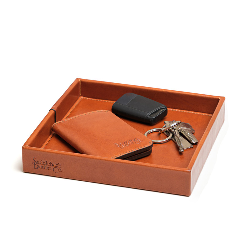 High quality our new valet tray redesinged in the new color of english tan