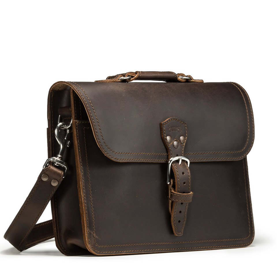 Leather Laptop Bag | Quality Real Full Grain Briefcase | Saddleback Leather