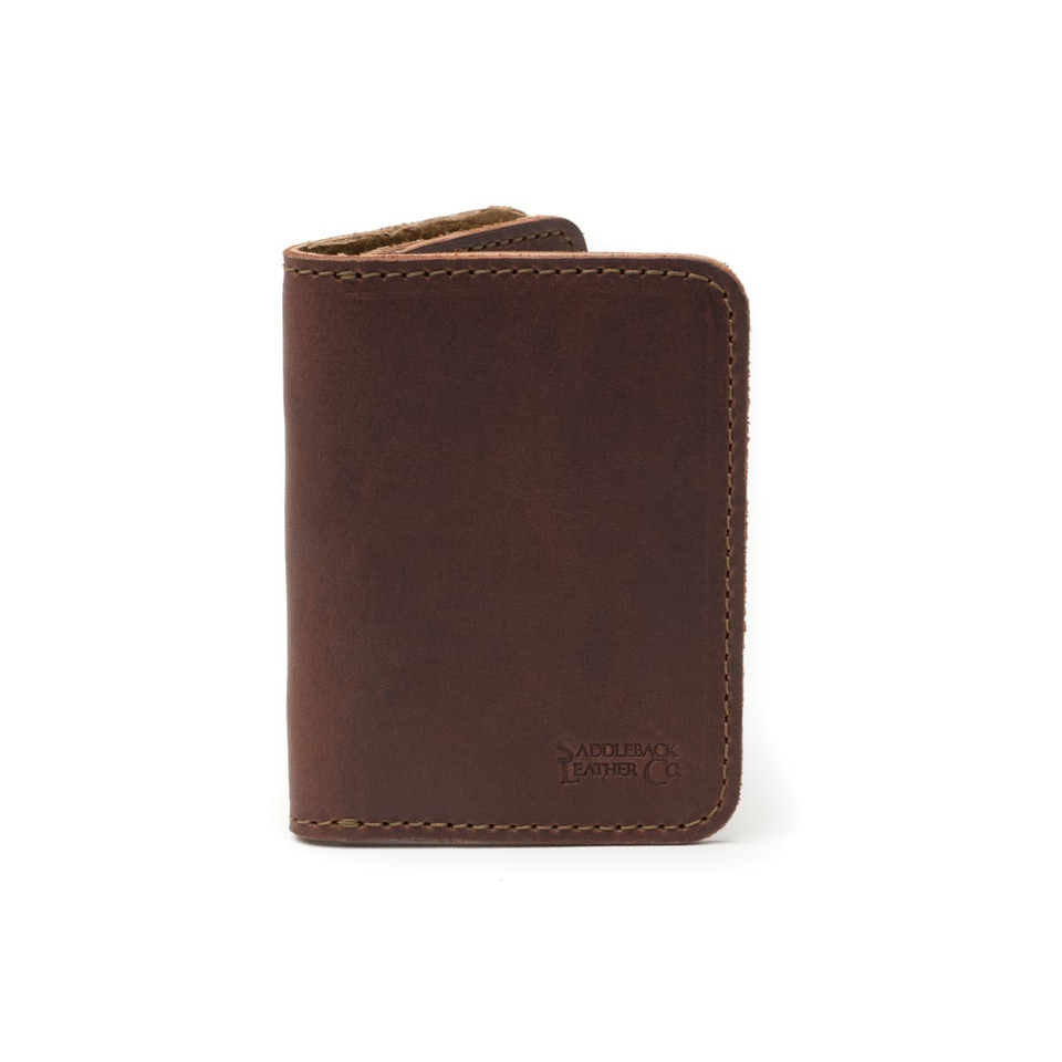 Leather Business Card Holder | Men's RFID Front Pocket Card Wallet ...