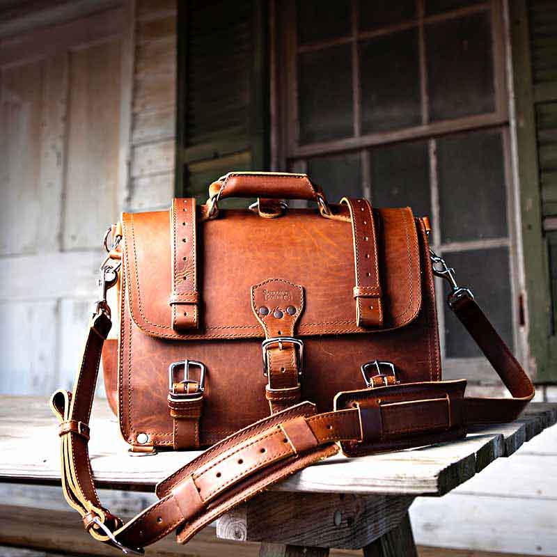 Men's Leather Messenger Bags and Laptop Bags | Bosca