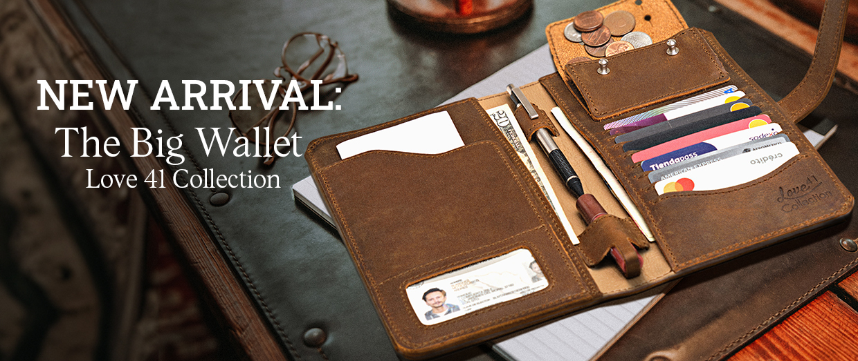 New Big Leather Wallet with RFID | Saddleback Leather