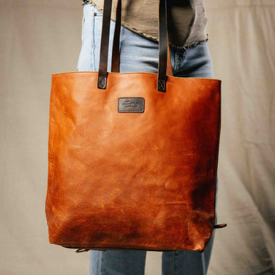 Hogsback Leather Foldable Leather Tote | Hogsback | Saddleback Leather