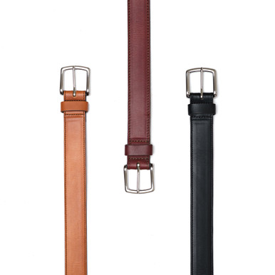 Italian Casual Belt | Full Grain Leather | Saddleback display picture 1