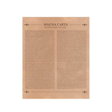 Leather Magna Carta | The Great Charter | Saddleback