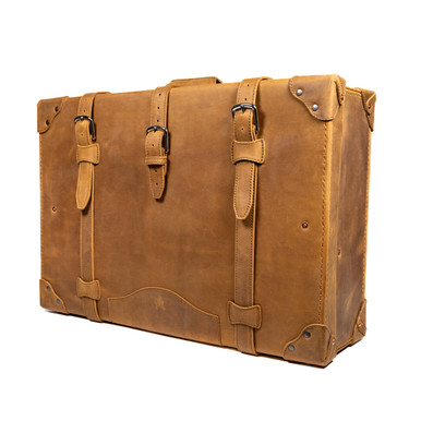 Saddleback Grandfather Suitcase made of high-quality leather luggage