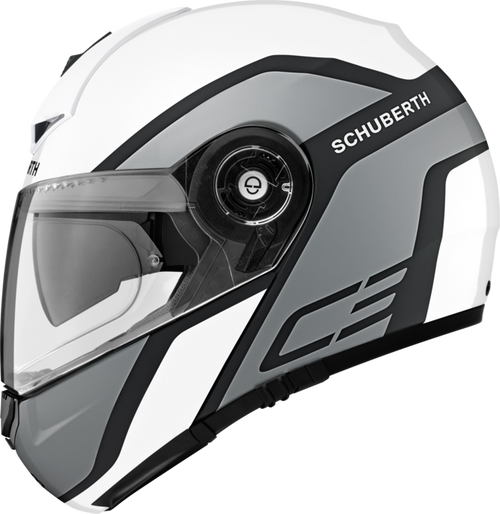 schuberth c3 pro split white