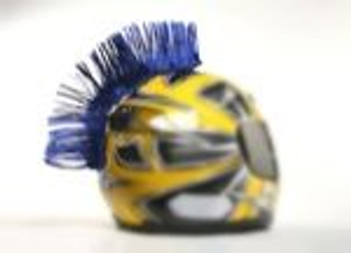 MOHAWK BLUE HELMET PUNK