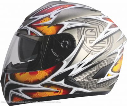ZEUS HELMET FULL FACE ZS-806 SUN II4