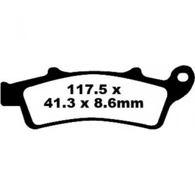 EBC BRAKE PADS SFA324