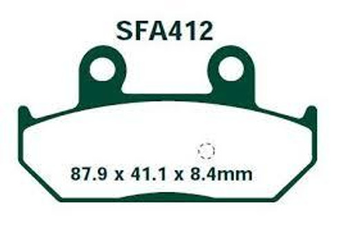 EBC BRAKE PADS SFA412