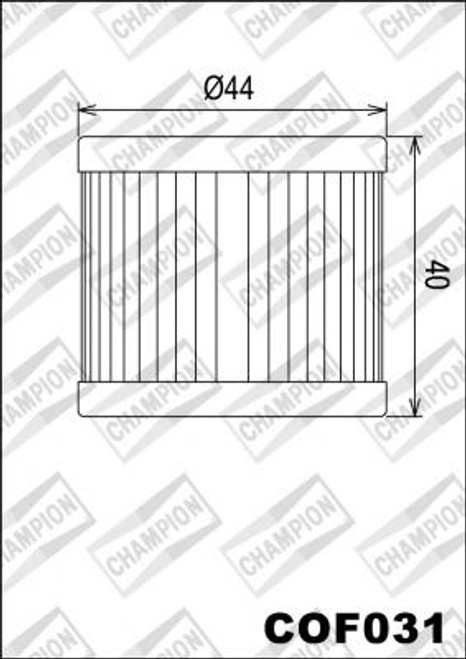 CHAMPION FILTER COF031 (X327)