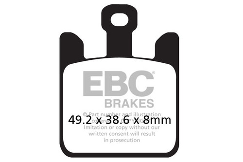 Спирачни Накладки EBC FA369/4HH / EBC Brake Pads FA369/4HH