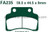 Brake pads FA235