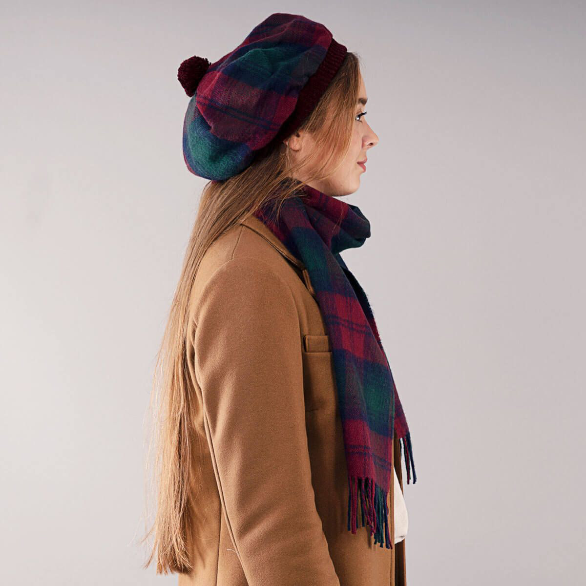 UNISEX LOCHCARRON OF SCOTLAND 100% LAMBS WOOL POM HAT Howlin main image 4