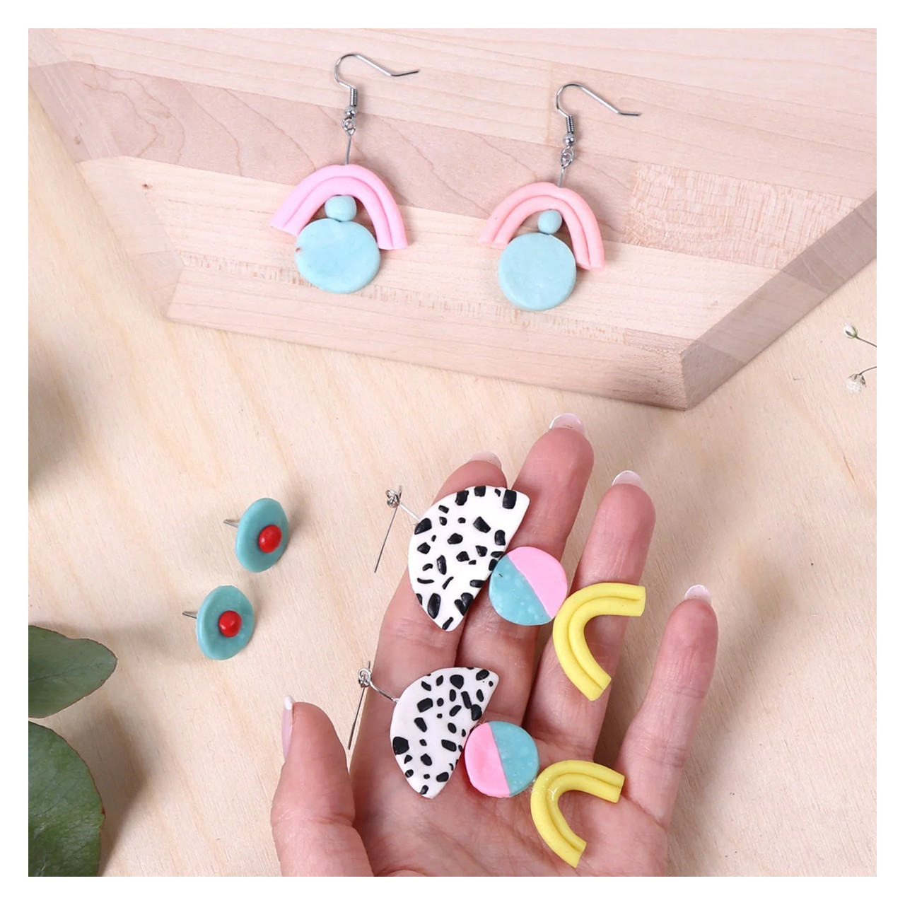 Diy Clay Clay Earring Making Supplies Clay Tools Polymer Clay