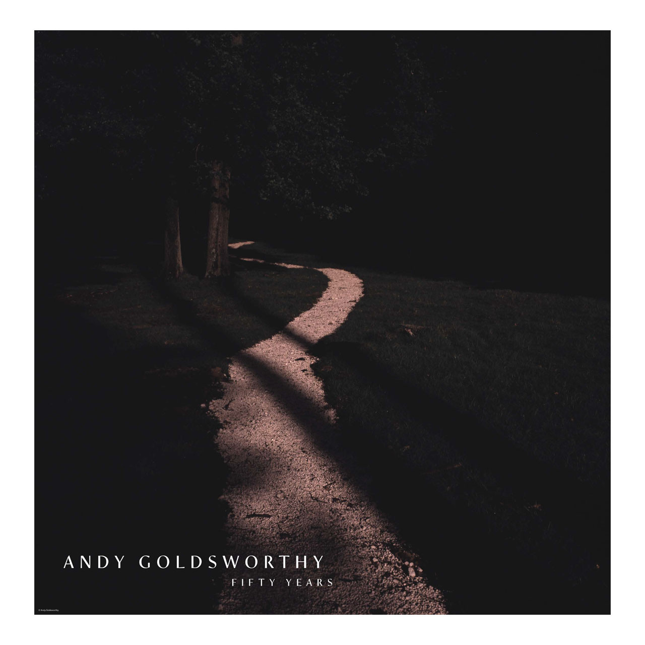 Night path by Andy Goldsworthy poster print - National Galleries Scotland