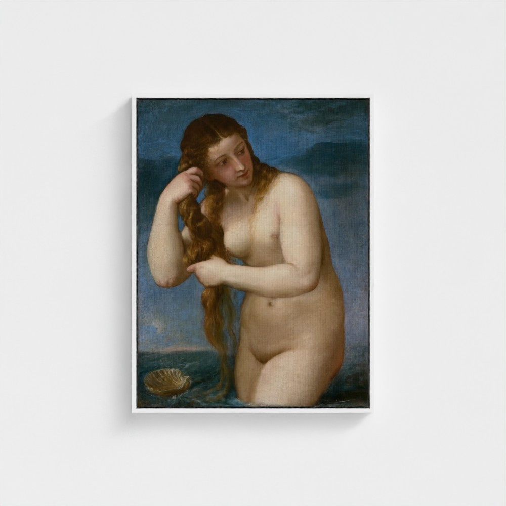 Venus Rising from the Sea (Venus Anadyomene) by Titian | Custom Fine ...