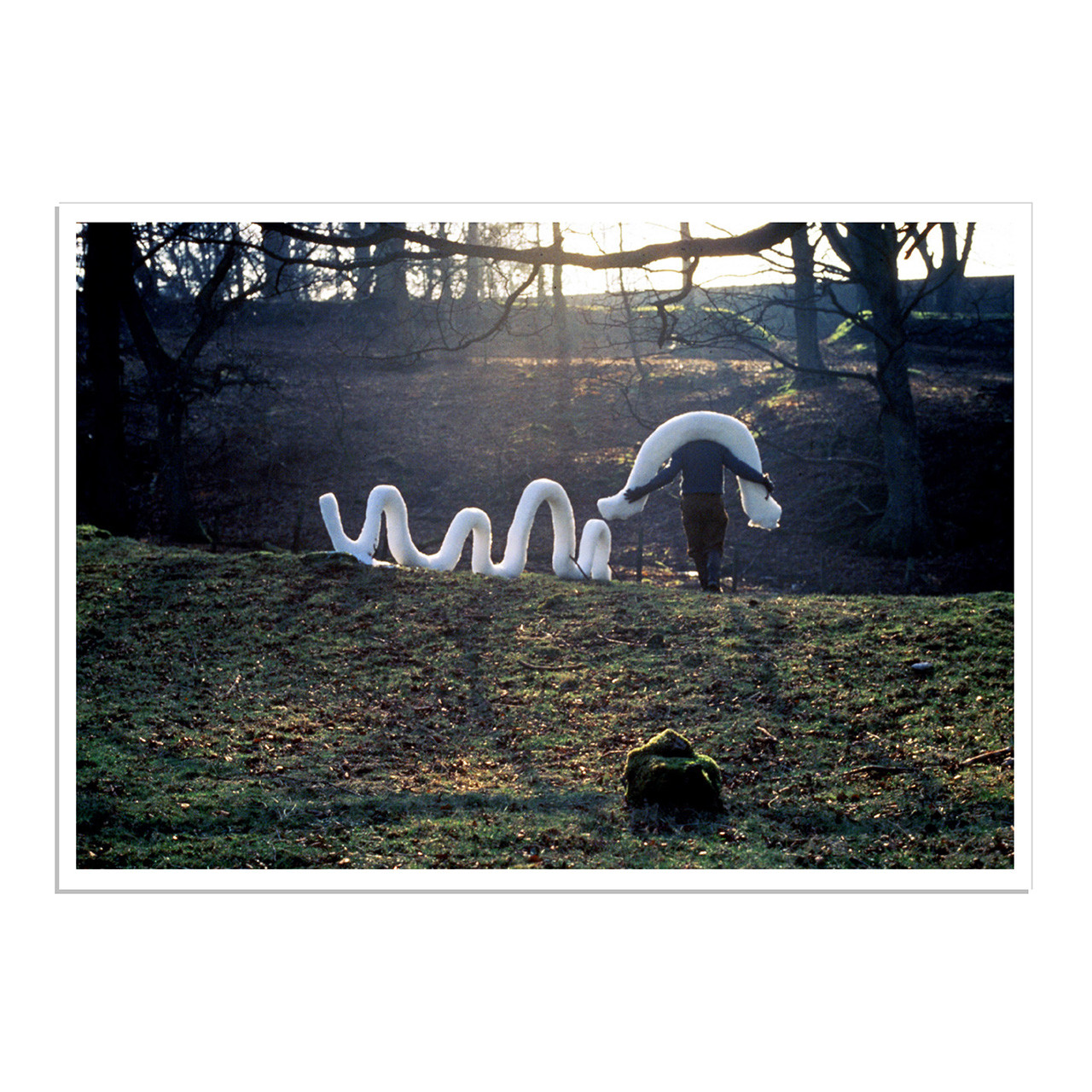 Frozen patch of snow. 1984 by Andy Goldsworthy A5 postcard - National ...