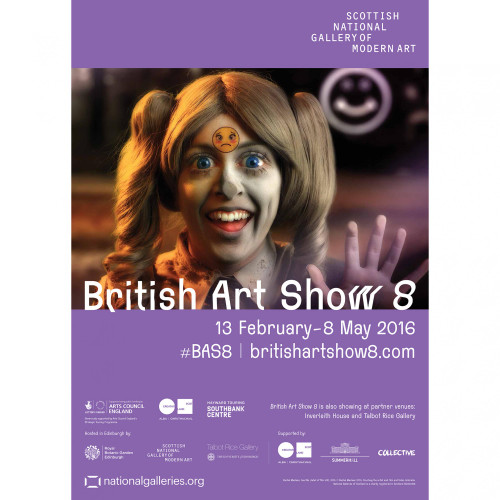 British Art Show 8 Rachel Maclean Feed Me exhibition poster