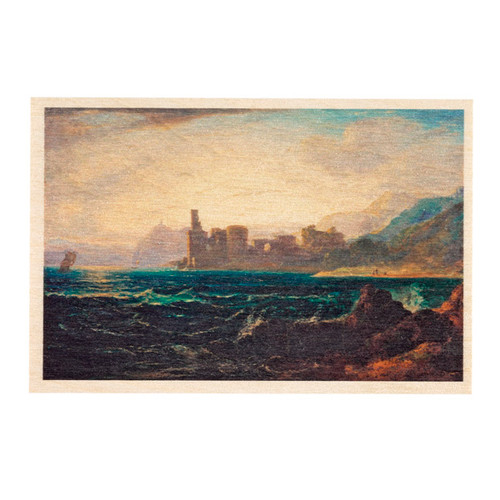 On the Firth of Clyde by Rev. John Thomson wooden postcard
