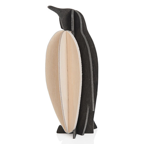 Penguin wooden flat pack Christmas decoration kit (10cm)