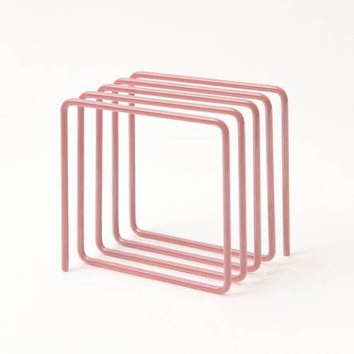 Pink loop magazine rack
