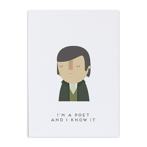 Robert Burns poet, know it greeting card